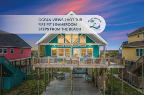 FlipFlop 5BR Beach Escape Hot Tub Games and Fenced Yard
